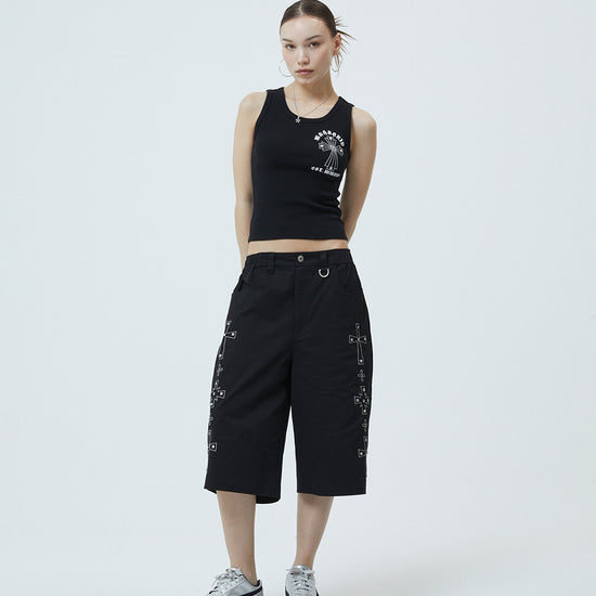 Mahagrid Cross Stud Tank Top