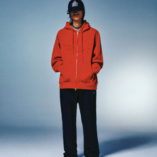 Nice Ghost Club 3Star Logo Zip Hoodie