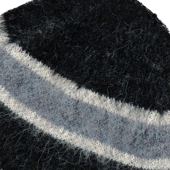 Mahagrid Hairy Stripe Beanie