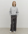 Marithé François Girbaud Classic Logo Side Color Block Sweatshirt Heather Gray