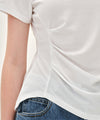 Marithé François Girbaud W WAIST SHIRRING TEE