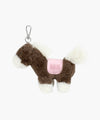 Marithé François Girbaud Classic Logo Pony Keyring Brown