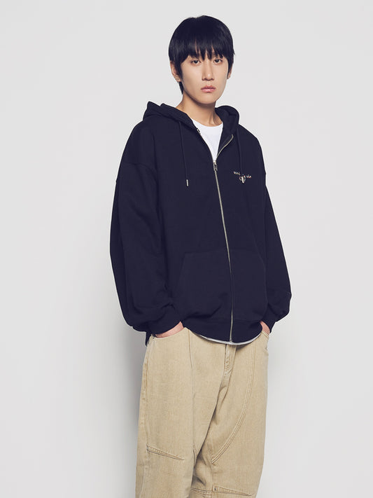 ADLV Mixed Thread Hoodie Zip Up