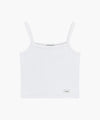 Marithé François Girbaud W BASIC STRING CROP SLEEVELESS