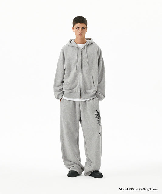 Mahagrid Pray Appliqué Sweat Pant Grey