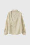 General Idea WOMAN Silky Scarf Blouse