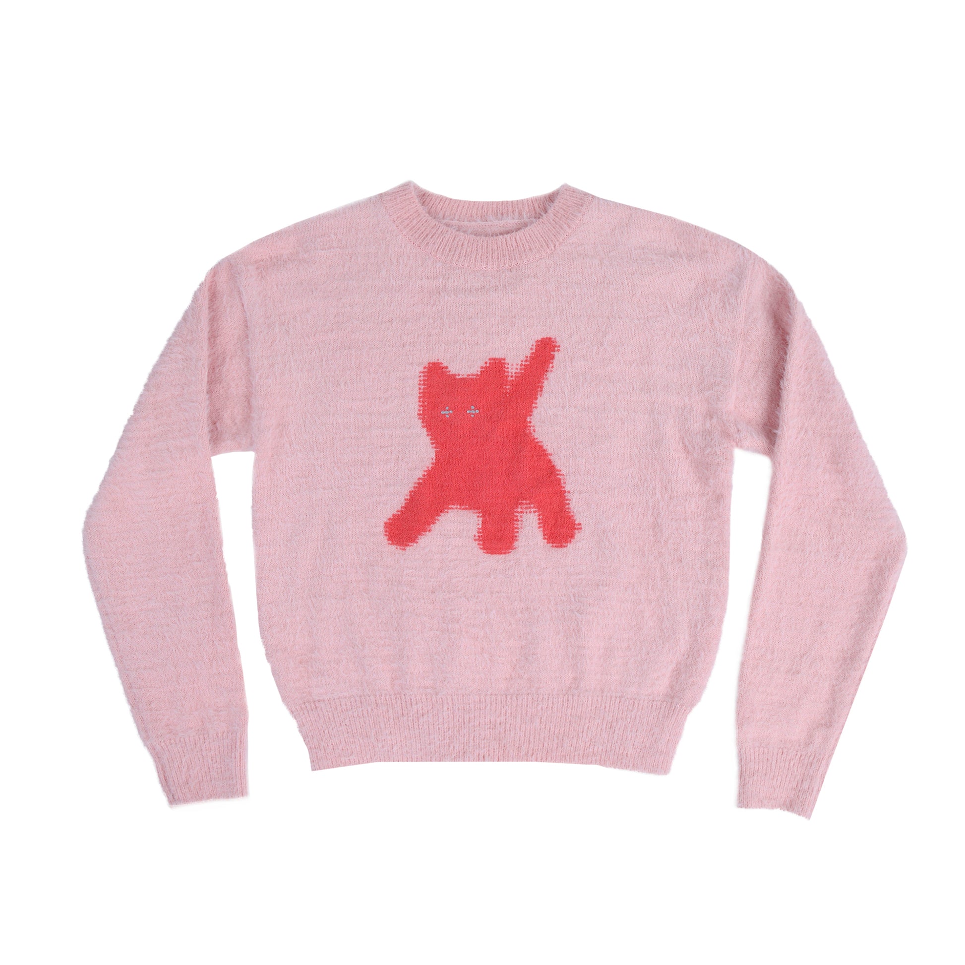 AEAE Flashed Cats Angora Knit