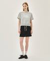 Marithé François Girbaud W VINTAGE CLASSIC LOGO SWEAT SHORTS heather gray