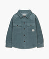 Marithé François Girbaud Kids Eiffel Label Corduroy Shirt Jacket Brown