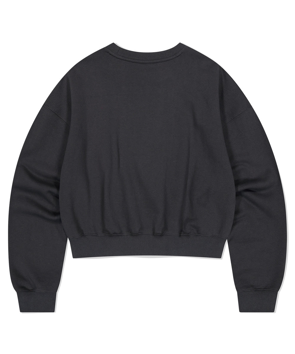 Mahagrid VINTAGE COLLEGE CROP SWEATSHIRT
