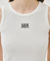 Marithé François Girbaud W RIBBON CLASSIC LOGO SLEEVELESS