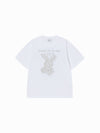 ADLV Garden Fuzzy Rabbit Short Sleeve T-Shirt
