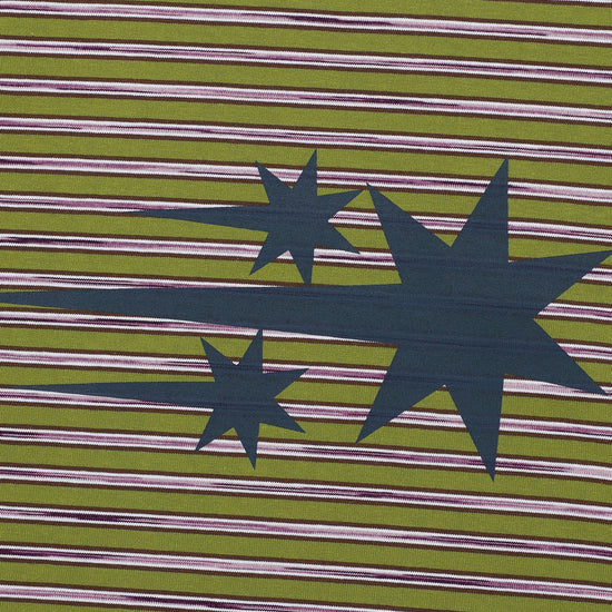 Nice Ghost Club Stripe 3Star Long Sleeve Tee [Green]