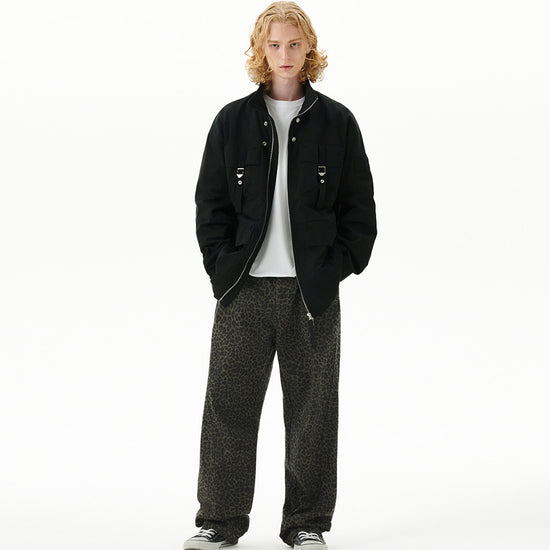 Mahagrid Curved Leopard Pant