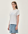 Marithé François Girbaud W CLASSIC LOGO TEE flower