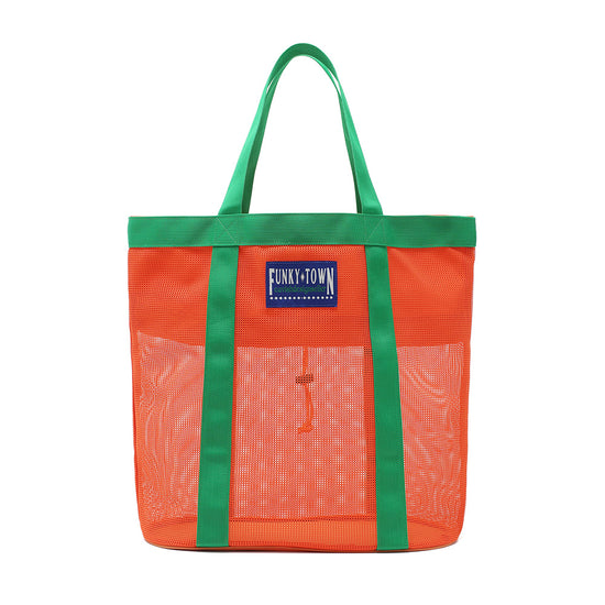 Cavish Mesh Beach Shoulder Bag [Orange]