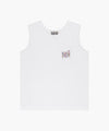 Marithé François Girbaud Kids Doodle Classic Logo Pocket Sleeveless Blue