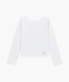 Marithé François Girbaud W BASIC SCOOP BACK LONG SLEEVE