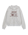 AEAE Web Logo Flower Hood Zip Up