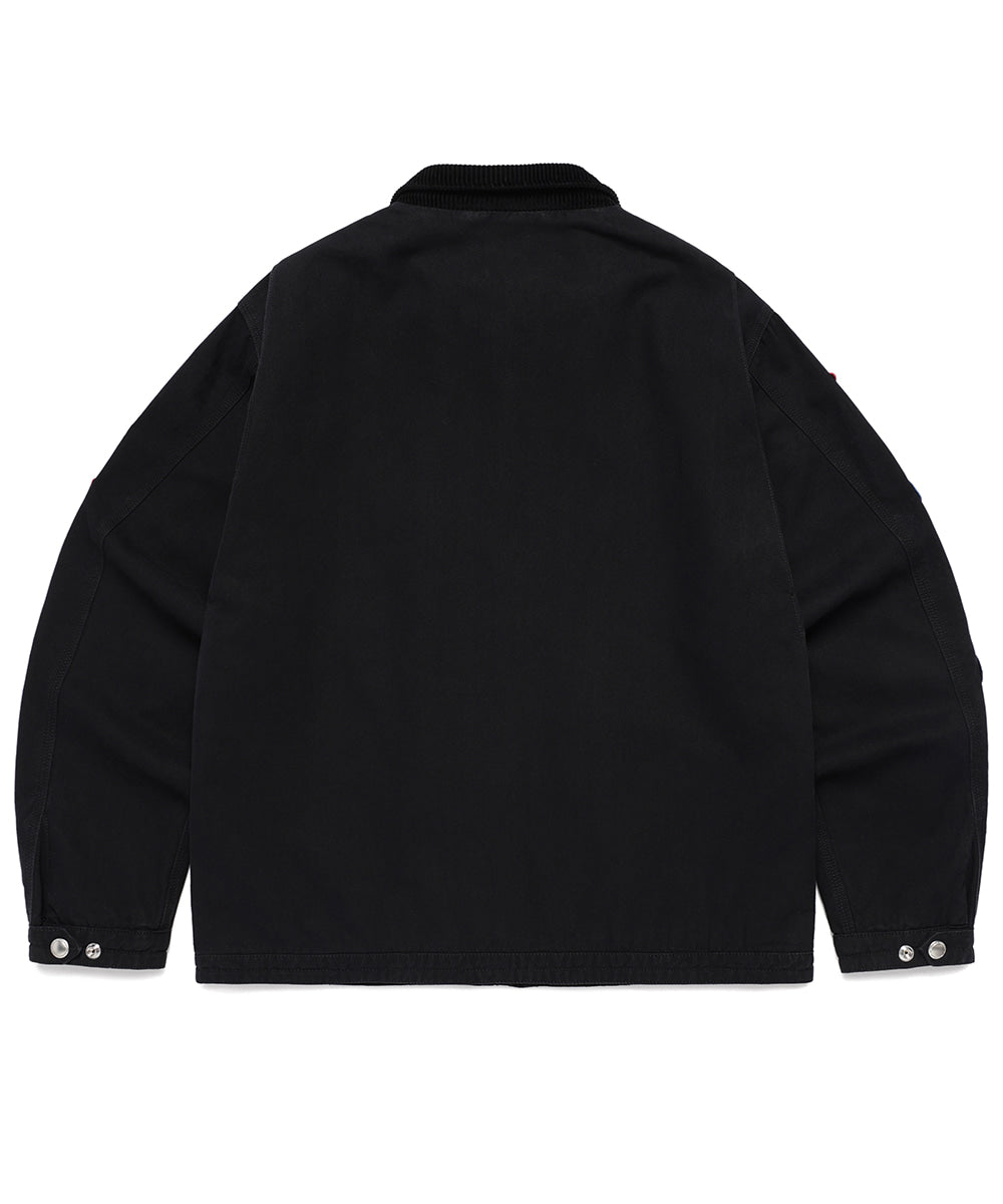 Cavish Washed Patchwork Jacket