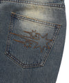 Nice Ghost Club Side Panel Bootscut Denim Pants [Blue]