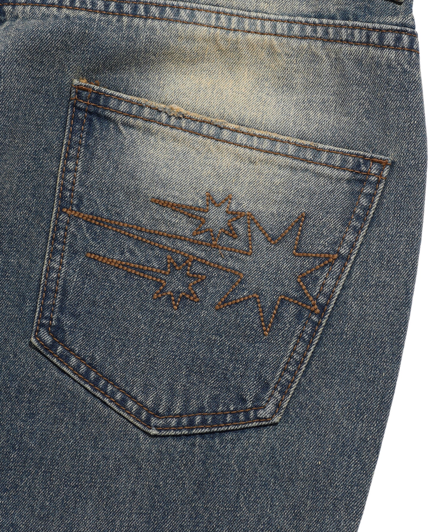 Nice Ghost Club Side Panel Bootscut Denim Pants [Blue]