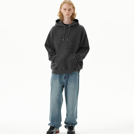 Mahagrid Pigment Eclipse Logo Hoodie