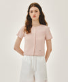 Marithé François Girbaud W CRINKLE SLEEVELESS + CARDIGAN SET