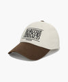 Marithé François Girbaud Classic Logo 6 Panel Color Block Cap Dark Brown