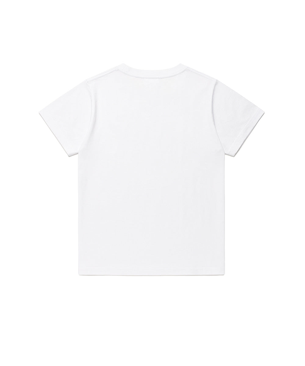 Cavish Cozy Star Applique Short Sleeve Tee White