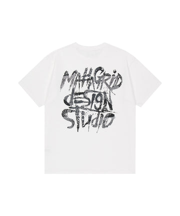 Mahagrid Paisley Slash Logo Tee