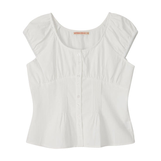 Bitter Cells Ivy Puff Cap Blouse