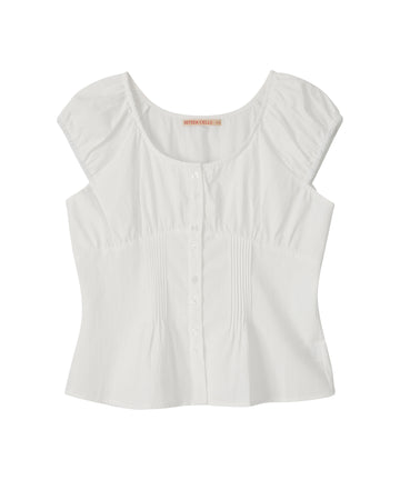 Bitter Cells Ivy Puff Cap Blouse