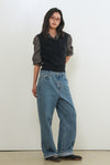 General Idea Woman Scallop Scarf Knit Vest
