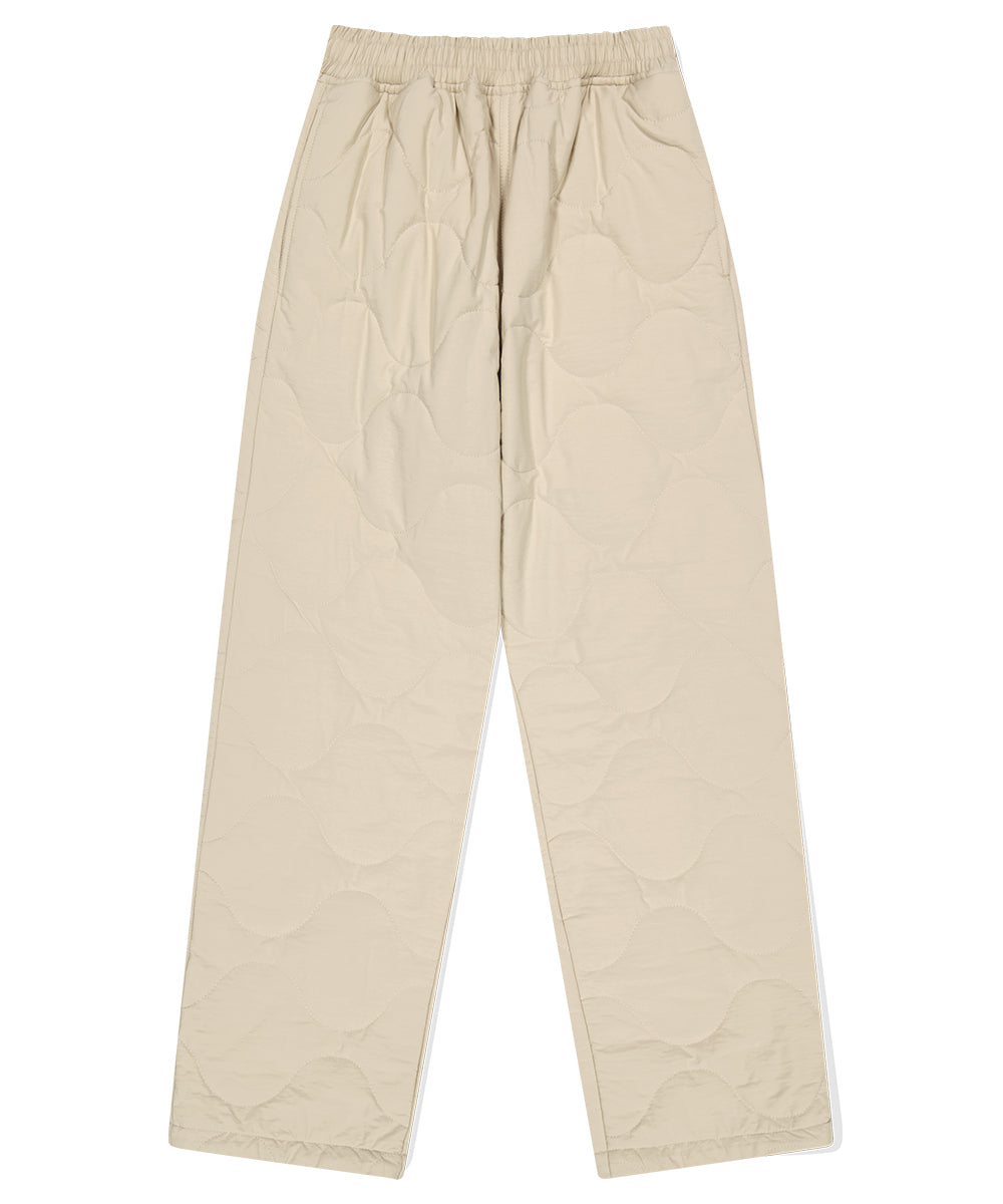 Mahagrid Quilted Pant [Beige]