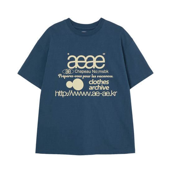 AEAE Scheduled for Shipment on 6/11 - Web Logo T-Shirt in Indigo