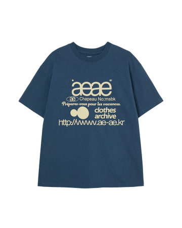 AEAE Scheduled for Shipment on 6/11 - Web Logo T-Shirt in Indigo