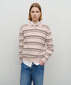 Marithé François Girbaud Regular Logo Stripe Polo Knit