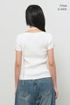 General Idea WOMAN Unbalanced Ribbed Strap Half Knit
