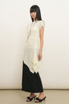 General Idea WOMAN Pleated Knit Wrap Skirt