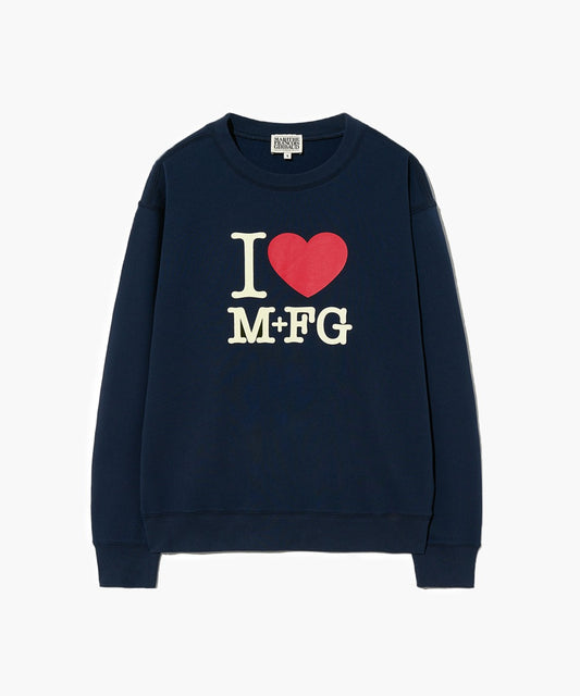 Marithé François Girbaud I LOVE MFG SWEATSHIRT