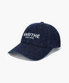 Marithé François Girbaud Denim Washing Regular Logo Ball Cap Indigo