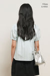 General Idea WOMAN Round Collar Puff Blouse