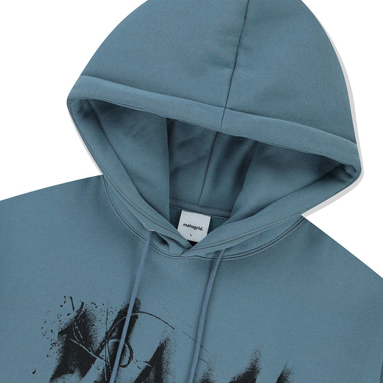 Mahagrid Ink Distortion Hoodie
