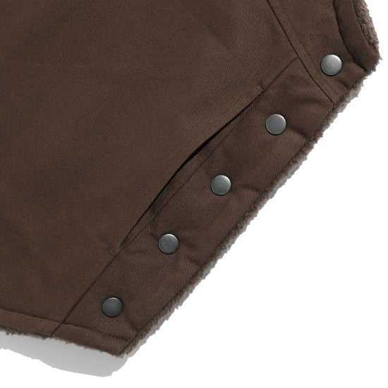 Nice Ghost Club Fleece Bulletproof Vest [Brown]