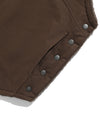 Nice Ghost Club Fleece Bulletproof Vest [Brown]