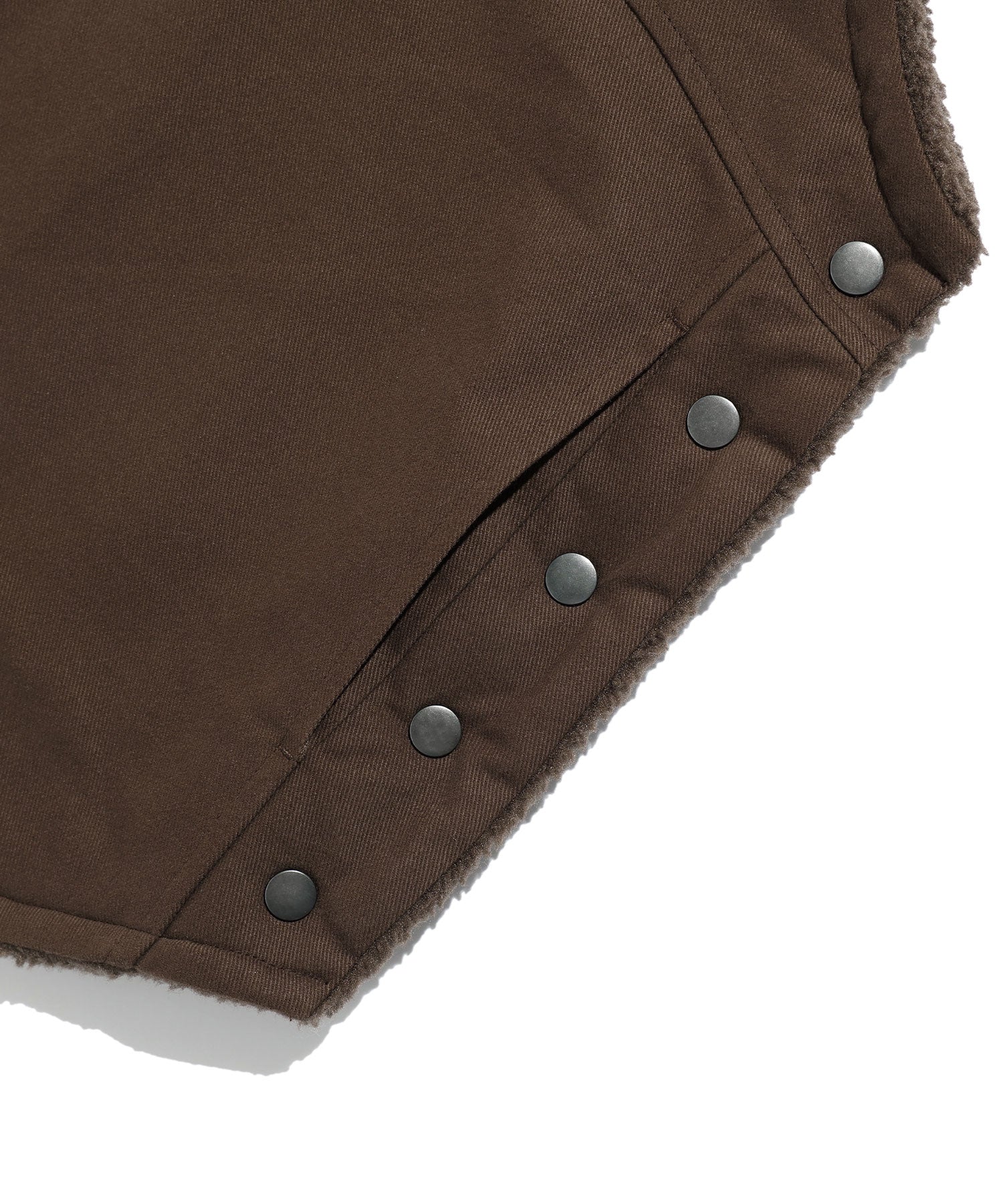 Nice Ghost Club Fleece Bulletproof Vest [Brown]