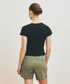 Marithé François Girbaud Marithé SPORT W ATHLEISURE SLIM CROP TEE charcoal