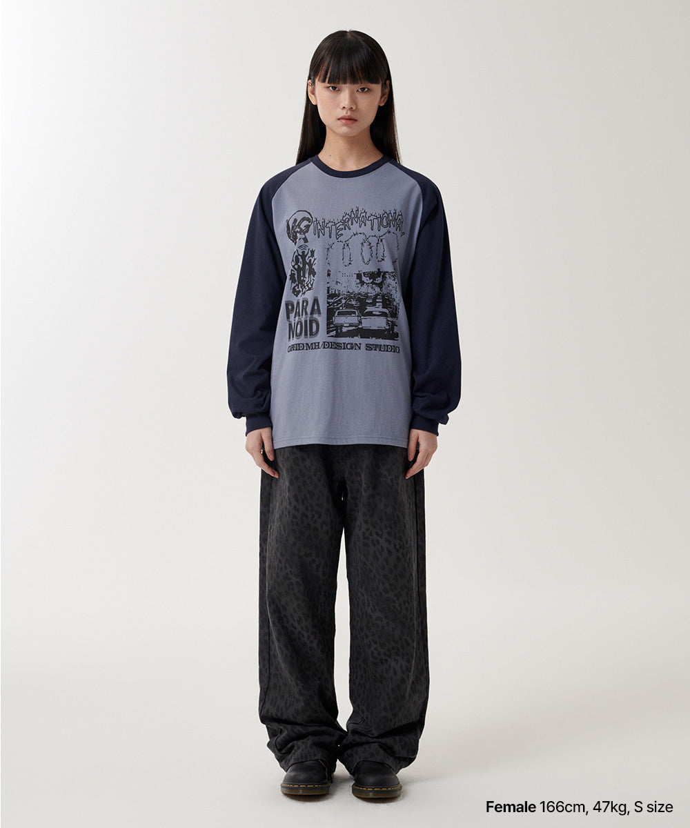 Mahagrid International Raglan Long Sleeve Tee