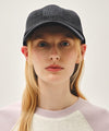 Marithé François Girbaud DENIM WASHING SMALL CLASSIC LOGO COVERED CAP light blue